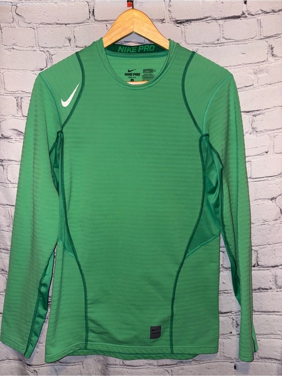 Nike Other - Nike Pro Comat Shirt Men’s Small Green Fitted Compression Logo Sports Active